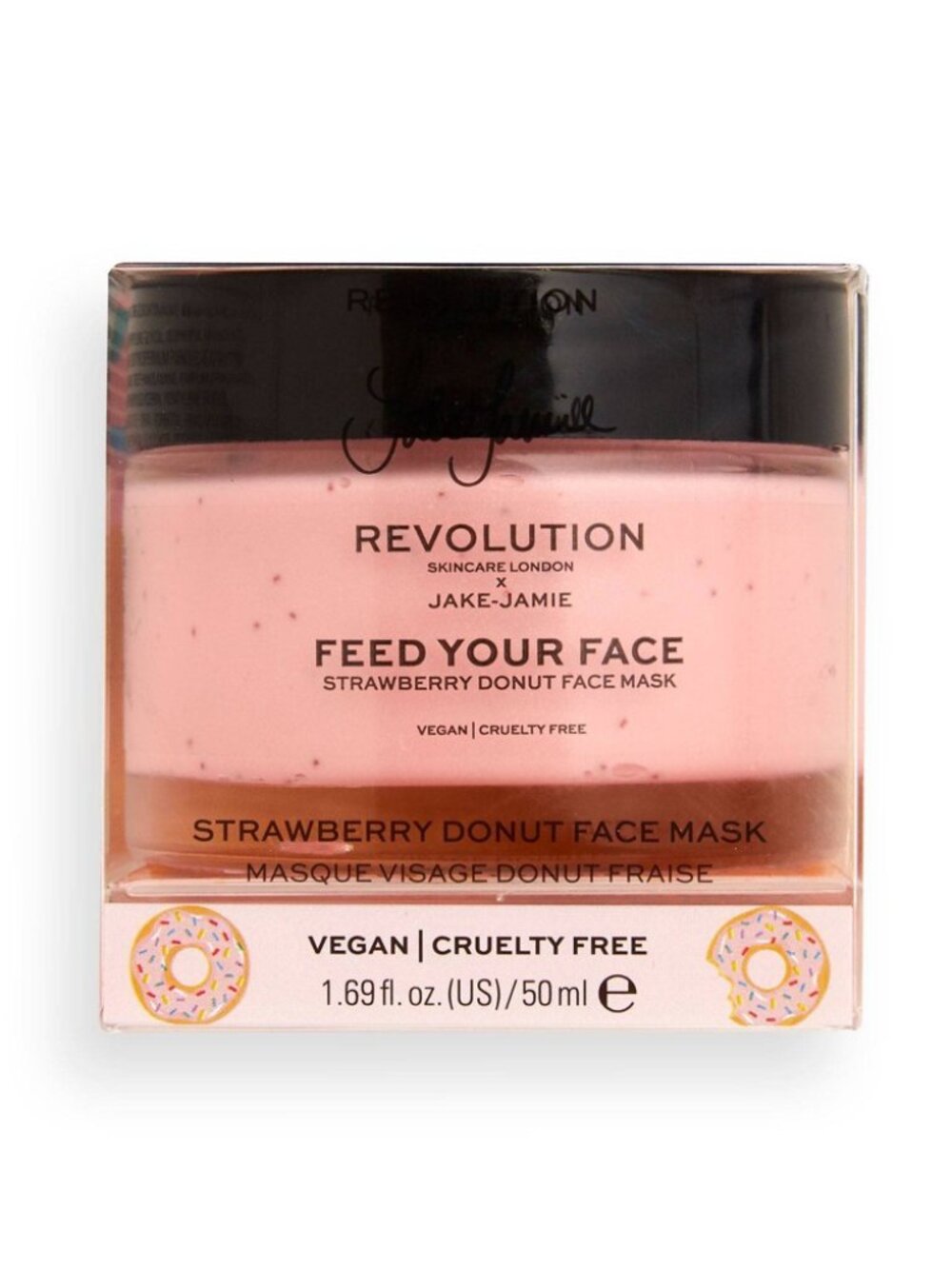Revolution Skincare X Jake Jamie Strawberry Donut Face Mask 50ml